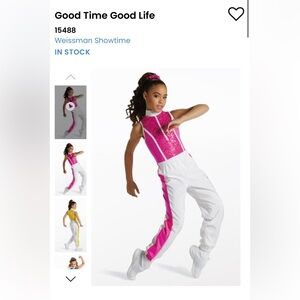 Weissman Showtime - 15488 - Good Time Good Life - Pink - SA - Worn Once on Stage